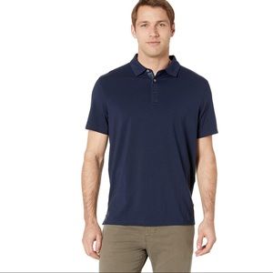 Michael Kors Navy Pima Cotton Polo Shirt Size XL